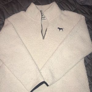 Pink Off White Sherpa